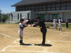 白山市 平成30年度第八回白山野々市中学生春季大会 表彰式1