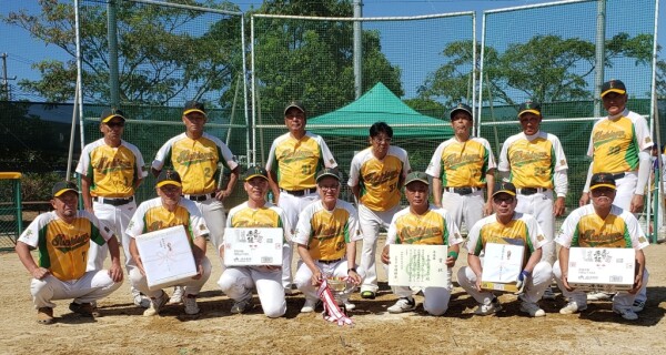 第19回シニア小松市長旗親善大会 弁慶戦準優勝チーム＜吉勝重建シニア＞