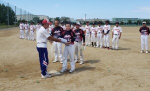 第19回シニア小松市長旗親善大会 義経戦優勝チーム表彰式2