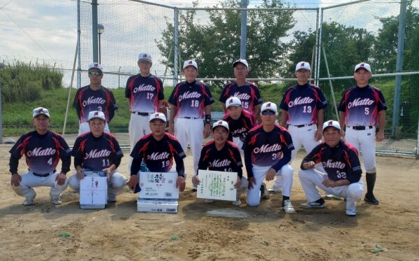 第19回シニア小松市長旗親善大会 義経戦優勝チーム＜松任シニアクラブ＞