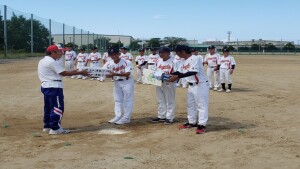 第19回シニア小松市長旗親善大会 義経戦準優勝チーム表彰式3