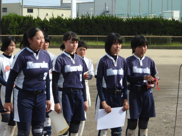 第31回石川県中学校選抜大会 閉会式の模様８