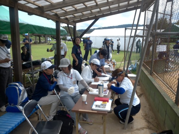 マスターズ女子決勝戦前の様子①