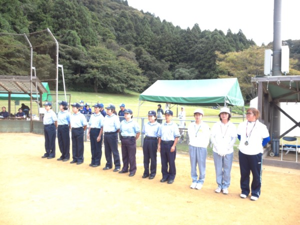 マスターズ女子３位表彰式①