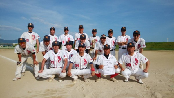 マスターズ男子準優勝チーム（野々市クラブ）