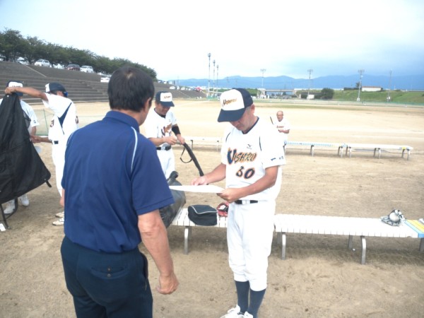マスターズ県予選　準優勝（苗代壮年）①