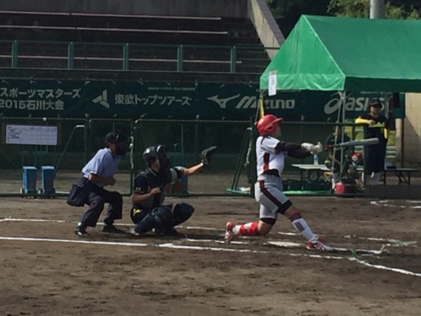 マスターズ石川大会　２日目の試合模様①