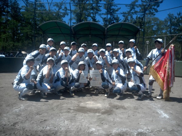 中学校県体　優勝チーム　内灘中学校