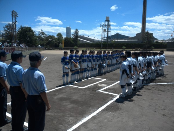 中学校県体　決勝戦の模様①