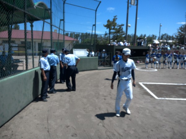 中学校県体　決勝戦の模様②