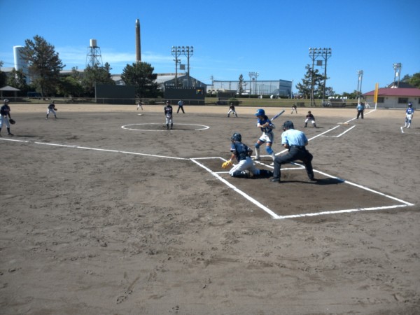 中学校県体　準決勝の模様（長田　対　森本）③