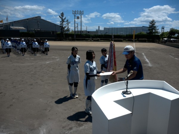 中学校県体　閉会式、表彰式④