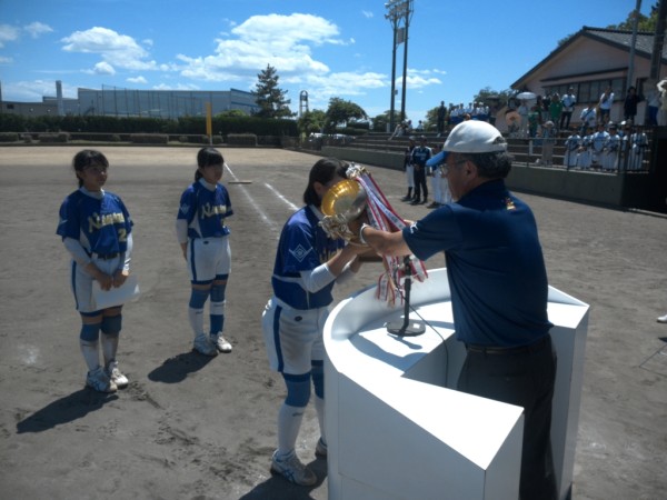 中学校県体　閉会式、表彰式⑥