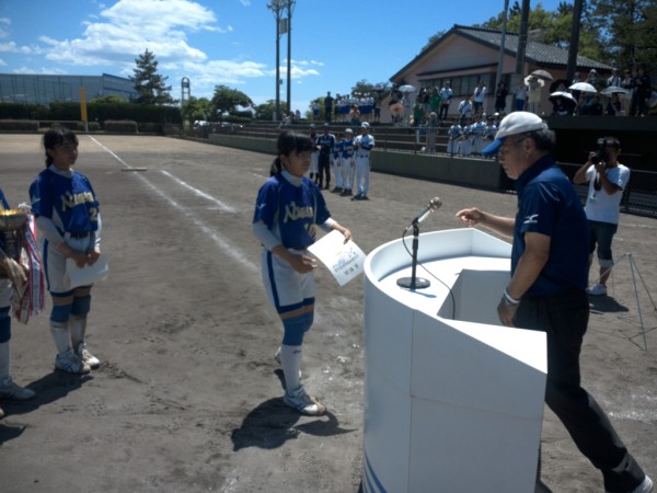 中学校県体　閉会式、表彰式⑦