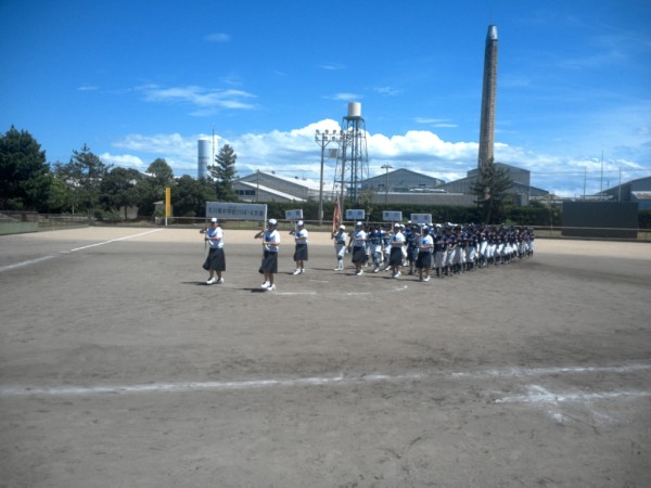 中学校県体　閉会式、表彰式⑯