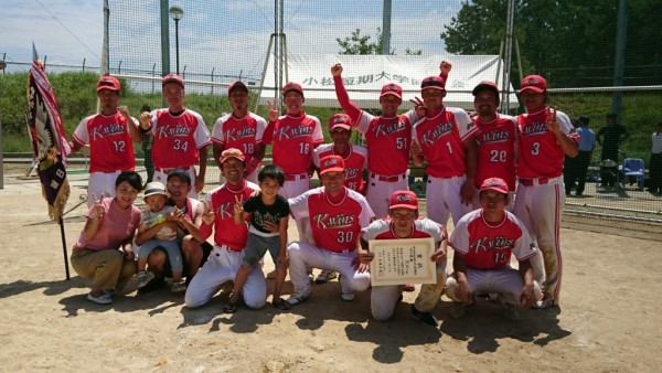 中日本総合男子　一般　　　優勝チーム　Ｋ.Ｗｉｎｓ（静岡）
