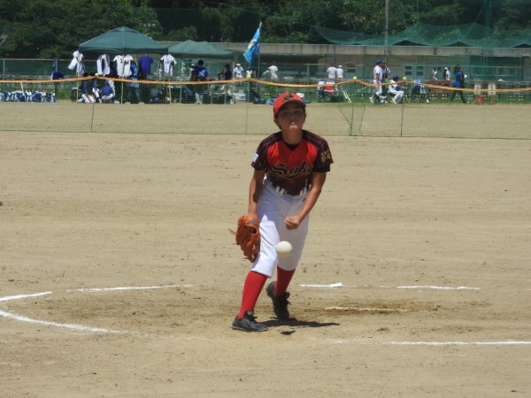 中日本総合男子　小学生　大会１日目　（坂少年ソフトボールクラブ対岡保POWERBOYS戦）1