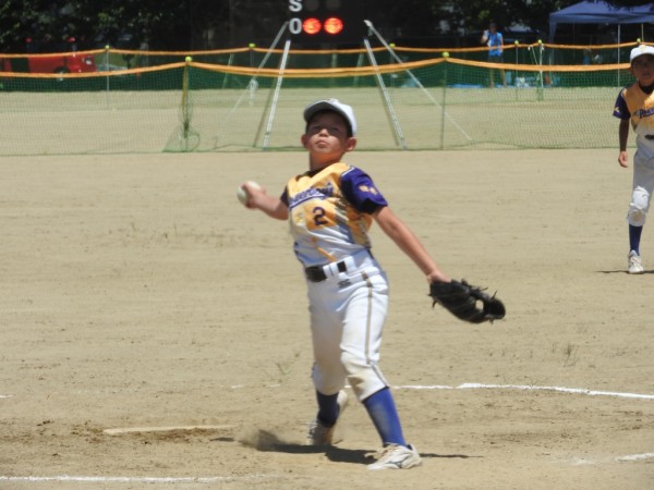 中日本総合男子　小学生　大会１日目　（坂少年ソフトボールクラブ対岡保POWERBOYS戦）2