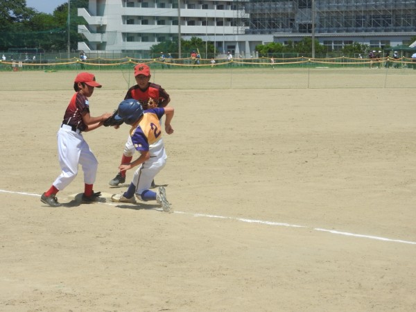 中日本総合男子　小学生　大会１日目　（坂少年ソフトボールクラブ対岡保POWERBOYS戦）6