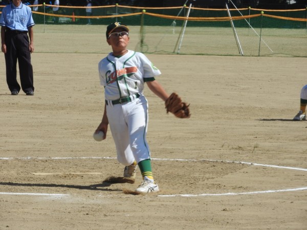 中日本総合男子　小学生　大会１日目　（能美グリーンヤンチャーズ対竜美ヶ丘クラブ戦）2