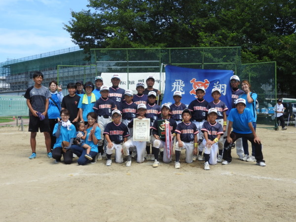 中日本総合男子　小学生　準優勝チーム＜米ノ庄スポーツ少年団＞