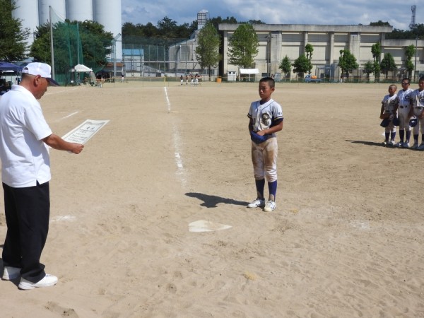中日本総合男子　小学生　第３位表彰式の模様2