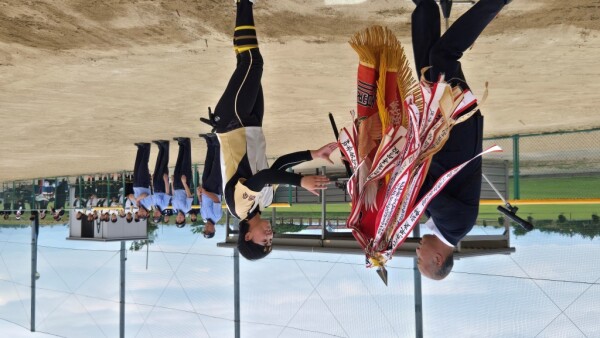 令和７年度北信越高等学校総合体育大会ソフトボール競技　女子の部表彰式優勝チーム３