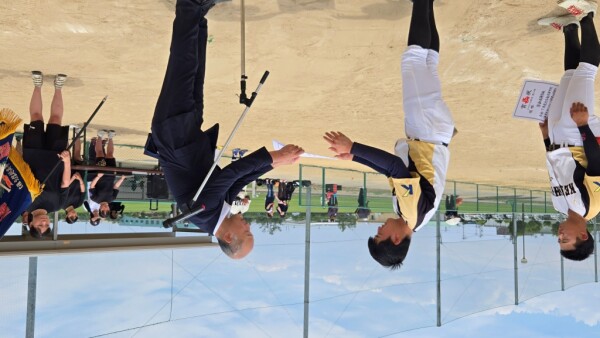 令和７年度北信越高等学校総合体育大会ソフトボール競技　男子の部表彰式優勝チーム２