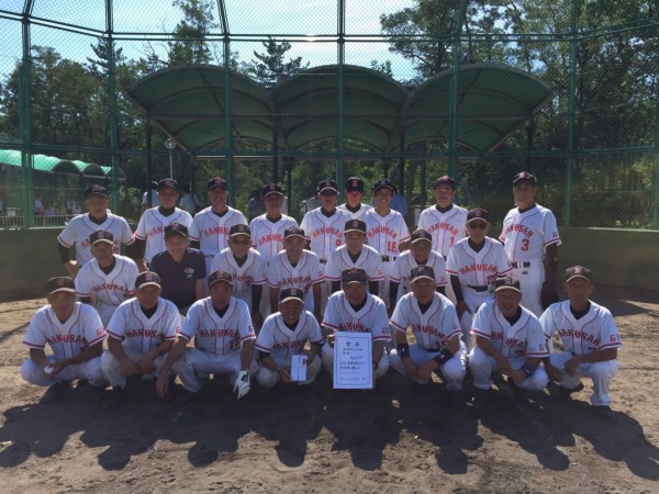 全日本ハイシニア大会県予選　優勝チーム＜白山クラブ＞