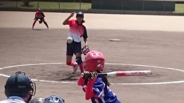 北信越小学生　女子　決勝戦の模様（伏見台リトルマウス　対　森本アップルベリークラブ　戦）3