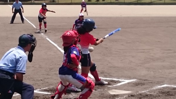 北信越小学生　女子　決勝戦の模様（伏見台リトルマウス　対　森本アップルベリークラブ　戦）4