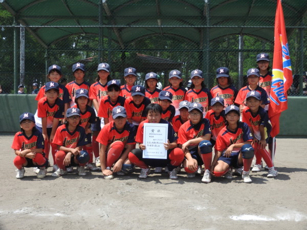 北信越小学生　女子　準優勝チーム＜森本アップルベリークラブ＞