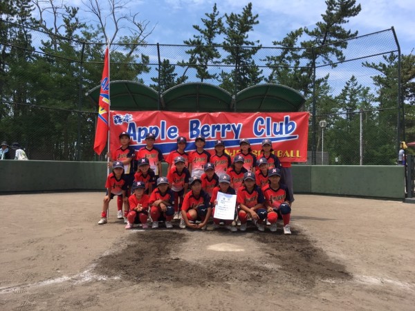 北信越小学生県予選会　準優勝チーム＜森本アップルベリークラブ＞