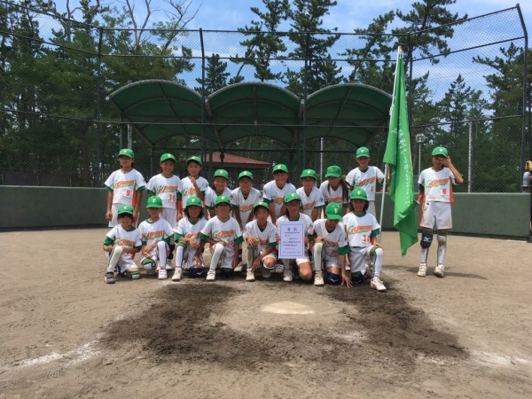 北信越小学生県予選会　第３位チーム＜能美グリーンヤンチャーズ＞