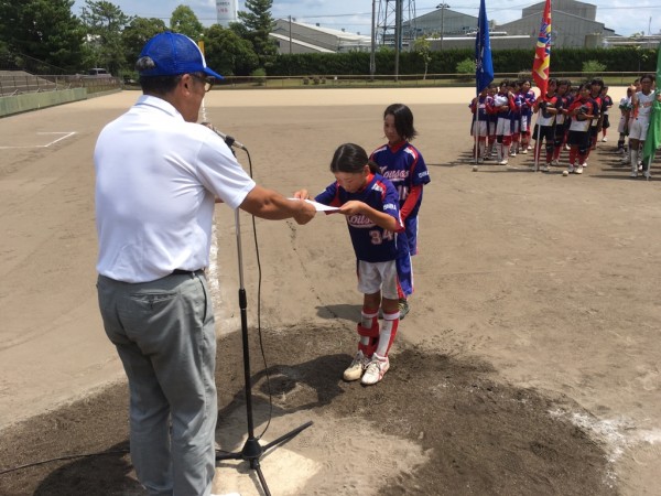 北信越小学生県予選会　閉会式の模様１
