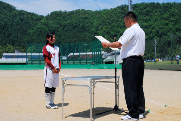 女子準優勝「金沢学院大学」表彰