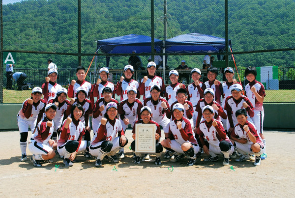 女子準優勝「金沢学院大学」集合