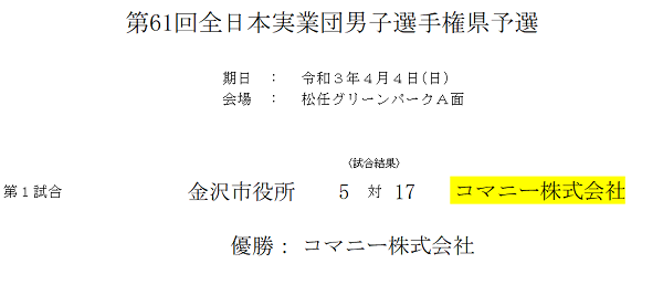 実業団男子結果