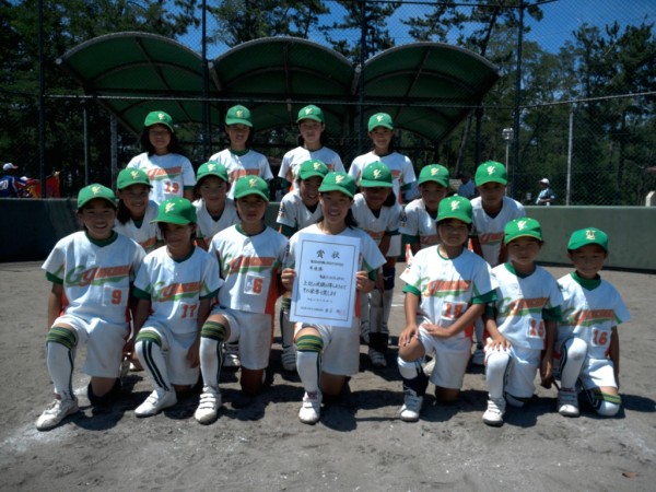 小学生北信越県予選　女子　準優勝チーム＜能美GYG＞
