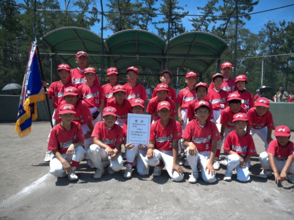 小学生北信越県予選　男子　優勝チーム＜金沢南SC＞