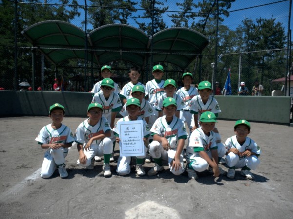 小学生北信越県予選　男子　準優勝チーム＜能美GYB＞