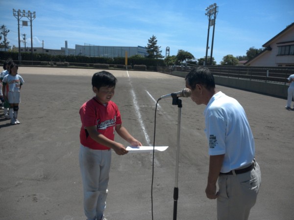 小学生北信越県予選　表彰式、閉会式の模様③