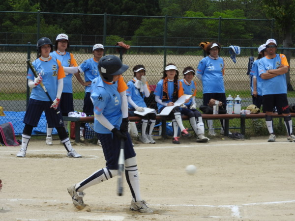 準決勝戦の模様（三馬チェリーズ対モンキーズＪｒ戦）５