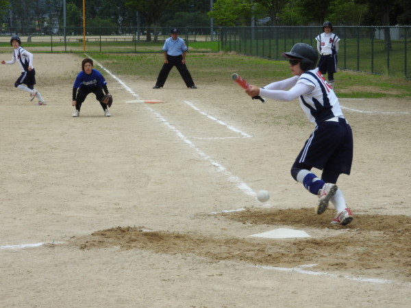 準決勝戦の模様（野々市ＤＳ対ＴＫＤ戦）６