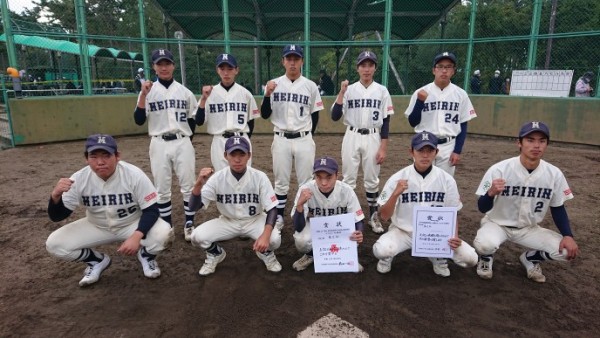 男子準優勝チーム(野々市明倫高校)