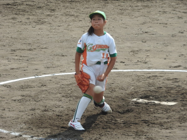 石川県小学生新人大会　伏見台リトルマウス対能美グリーンヤンチャーズ戦２