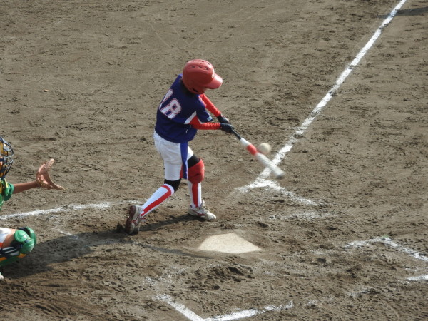 石川県小学生新人大会　伏見台リトルマウス対能美グリーンヤンチャーズ戦８