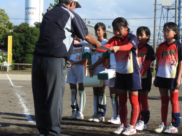石川県小学生新人大会　閉会式の模様６