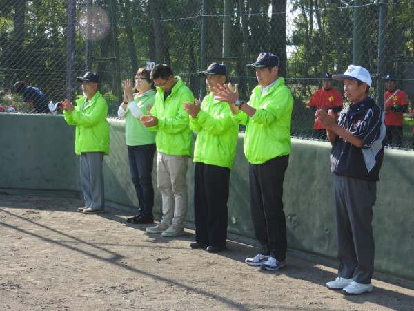 石川県小学生新人大会　閉会式の模様７
