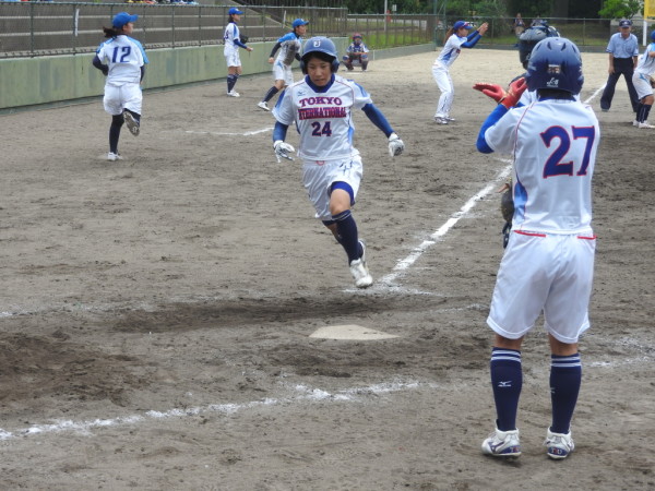 第１４回北信越大学オープン大会　女子　準決勝の模様（松本大学　対　東京国際大学　戦）３